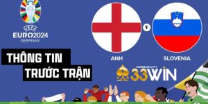 Thông tin thi đấu của hai đội Anh với Slovenia