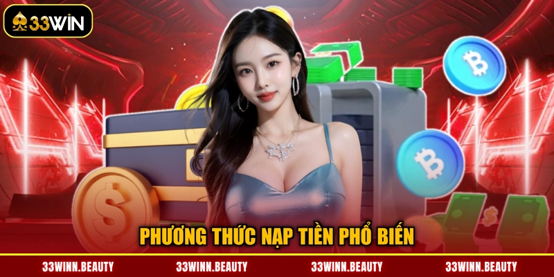 Phương thức nạp tiền phổ biến